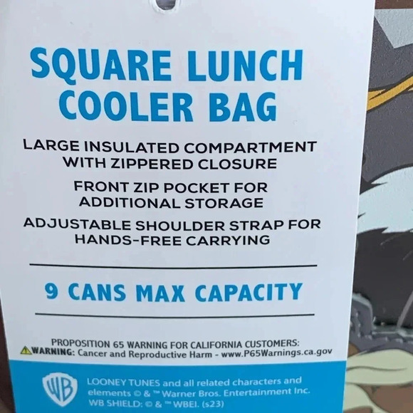Looney Tunes 9 Can  Insulated Igloo Cooler Bag NWT - Picture 7 of 11
